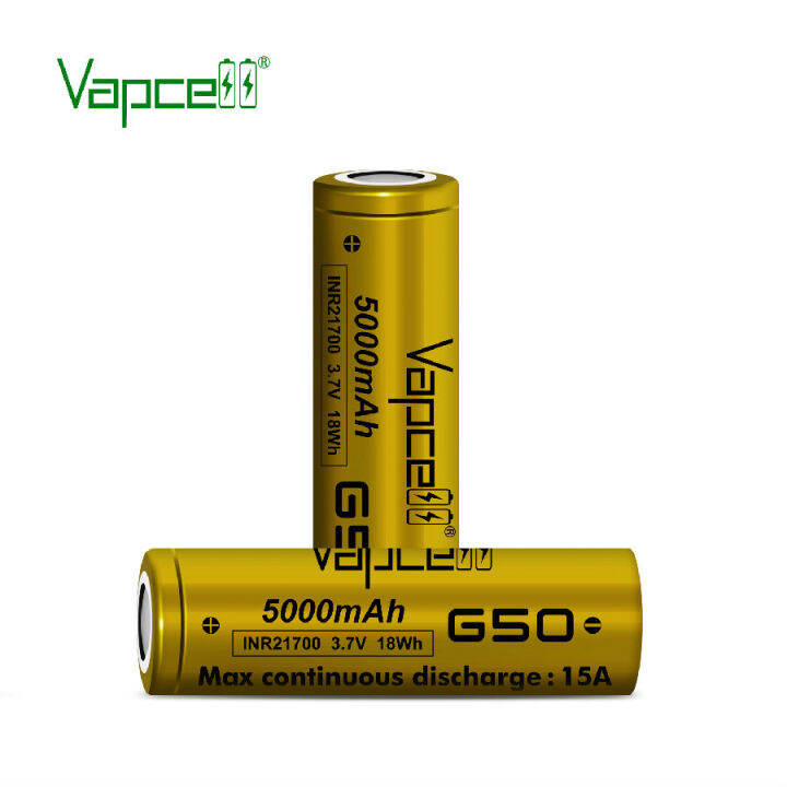 ถ่านชาร์จ-vapcell-g50-inr21700-5000mah-15a-3-7v-แพค-2-ก้อน-ของแท้ยกชุด