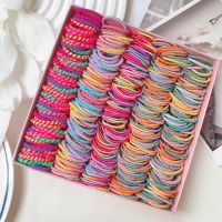 New 50/150 Pcs Hair Bands Girl Candy Color Elastic Rubber Band Hair Band Child Baby Headband Scrunchie Hair Accessories for Hair Hair Accessories