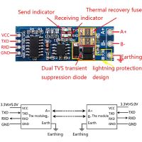 【support】 LIL SHIZZ เพื่อ RS485 Serial TTL โมดูล1PC พอร์ตตัวแปลงตัวแปลงพอร์ต RS485ไปยังเพื่อ TTL Uartelectric Converter โมดูล RS485โมดูล