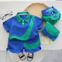 2023 Summer Children Toddler Boy Clothes Set Short Sleeve POLO Shirt Cotton Shorts Pants Sports Suit Infant Baby Boy Outfit Set Towels