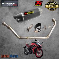 ท่อcbr150rโฉมใหม่honda ท่อakrapovic 2รู เคฟล่า ท่อแต่ง cbr150r โฉมใหม่ เสียง แน่น นุ่ม ทุ้ม ไม่แต่งในรอบสูง ระบายความร้อนได้ดี อัตราเร่งดีขึ้น ตรงรุ