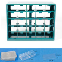 25 lattice Drawer Type Plastic Tool Box Hardware Tool Storage Box Wall Hanging Screw Parts Classification Component Box