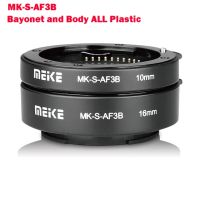 Meike Mk S ส่วนขยายแมโครโฟกัสอัตโนมัติโลหะ Af3a แหวนรองเลนส์กล้องถ่ายรูป10มม. 16มม. สำหรับเมาท์ E Fe เน็กซ์กล้อง A7