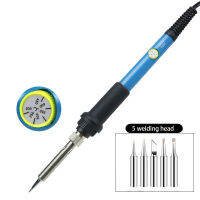 Mini Soldering Iron ปรับอุณหภูมิไฟฟ้า Solder Iron Rework Station Mini Handle ความร้อนดินสอเชื่อมซ่อมเครื่องมือ60W