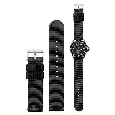 สายนาฬิกาข้อมือสายผ้าแคนวาสสำหรับนาฬิกา Samsung Galaxy Watch 6 5 4สายสำหรับนาฬิกา Huawei สายนาฬิกาไนลอน18มม. 20มม. 22มม. 24มม. สร้อยข้อมือกีฬาทำจากผ้าที่ปล่อยออกมาได้อย่างรวดเร็วอเนกประสงค์