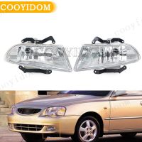 Car Fog Lamp Front Bumper Fog Light Headlight Daytime Running Light DRL For HYUNDAI Ent Sedan 2000-2002 9220125300 9220225300