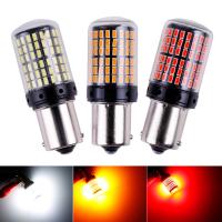 3014 1156 1157 20W หลอดไฟ LED สำหรับรถยนต์หลอดไฟ LED ไฟเลี้ยว12V 144SMD 6500K GTWS