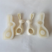 3D Tool Cake Decor Aromatic Cute Mould Baking Handmade DIY Easter Bunny Silicone Mold