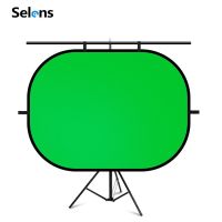 Selens Chromakey ฉากหลังสีเขียวขนาดใหญ่ สําหรับสตูดิโอถ่ายภาพ 2 x 2 เมตร