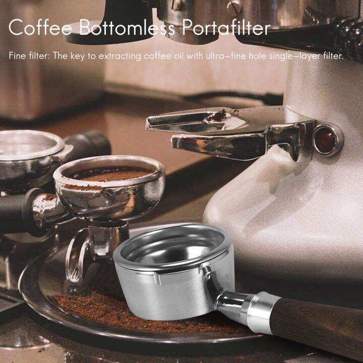 58Mm Coffee Bottomless Portafilter For GAGGIA Filter Basket Replacement