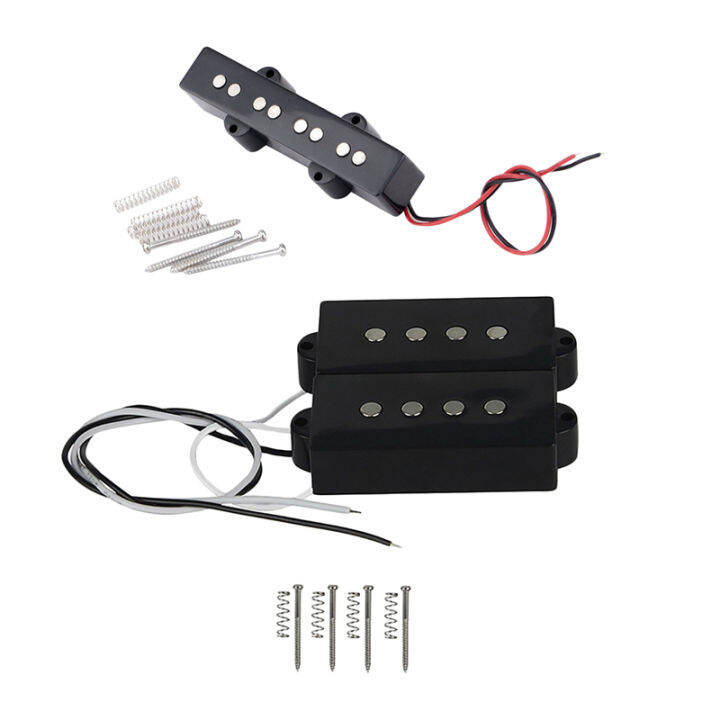 1 Set Pb P Bass Pickup Humbucker Pickup for 4 String P Bass Guitar Part