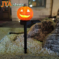 [ร้าน JYA] เสาไฟสวนพลังงานแสงอาทิตย์ฮาโลวีนน่ากลัวตกแต่งกลางแจ้งด้วยเรซินไฟตกแต่งสนามหญ้าเทศกาลน่ารักทางเดินฟักทองผี