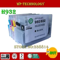 ตลับหมึกแบบเติมได้สำหรับ Hp932 Hp933 Hp-932 Hp-933เหมาะสำหรับ Hp6100 Hp6600เครื่องพิมพ์ Hp6700ที่มีชิป Arc