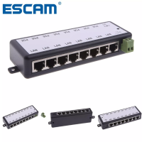 ACS 8 Port POE Injector สำหรับกล้องวงจรปิด กล้องไอพี กล้อง IP