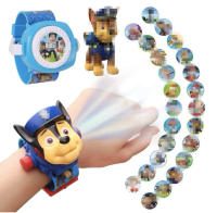 พร้อมส่ง นาฬิกาการ์ตูน นาฬิกาสำหรับเด็ก ของเล่น Kids Watch Cartoon 3D Projection Projector ของขวัญสำหรับเด็ก 24 ภาพ