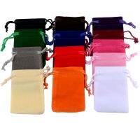 25pcs/Lot 5x7cm Velvet Bags Jewelry Packaging Drawstring Wedding Gift Bag Pouches For Jewelry Making DIY Wholesales