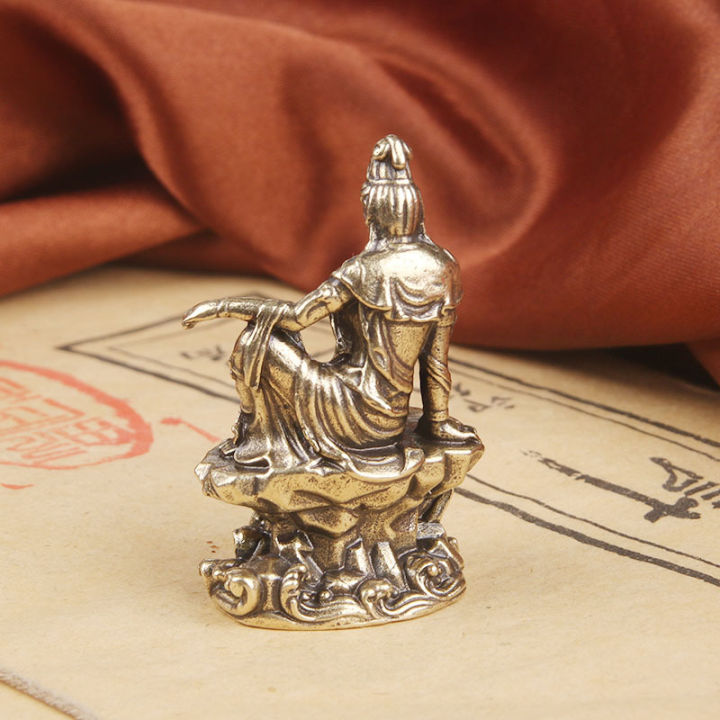 ชุด-hiasan-atas-meja-อวาลิทาคาศรีรูปปั้นเล็กทองเหลืองของสะสมสำหรับหุ่นพระพุทธรูป