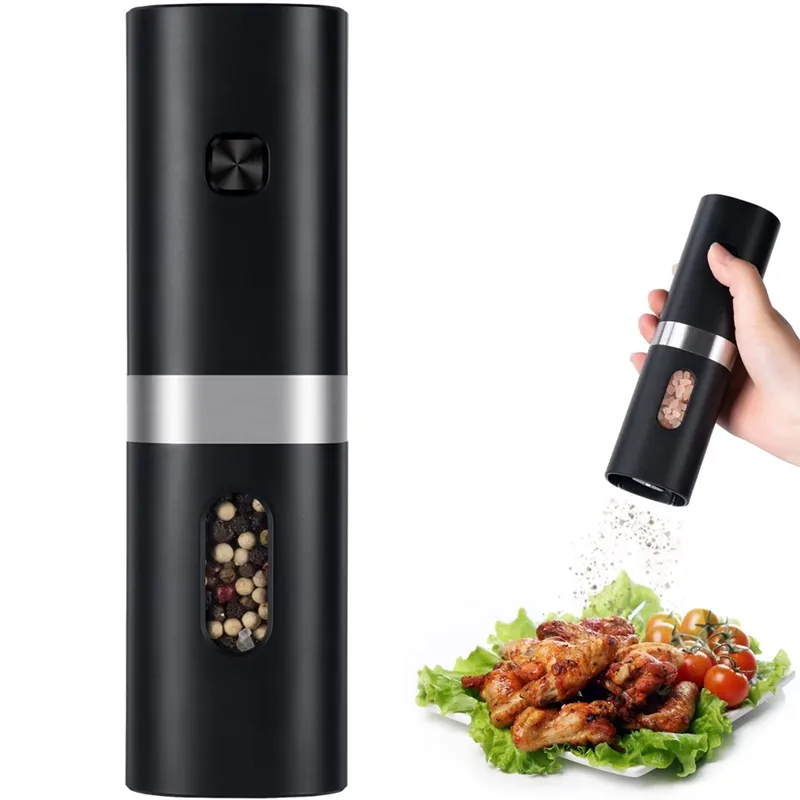 1pc Adjustable Mini Salt & Pepper Grinder With Control Dial For Grinding  Coarseness