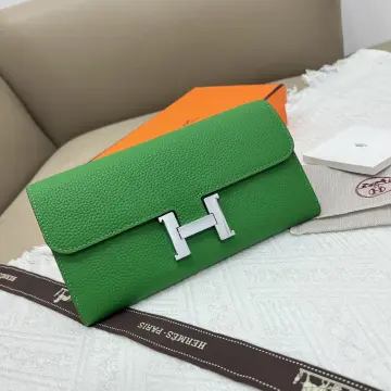 Hermès Hermes Orange Remix Voyage Wallet Leather Pony-style calfskin  ref.1000930 - Joli Closet