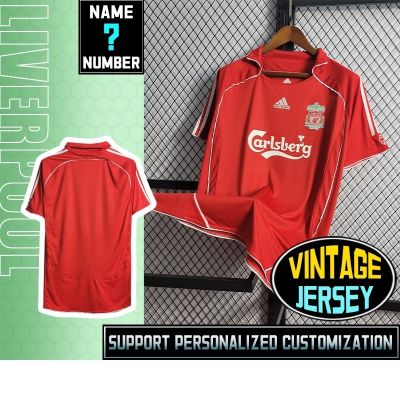 ﹊♈ Vintage 2006-07 Liverpool Home Jersey Football Jersey s-2xl x available from stock