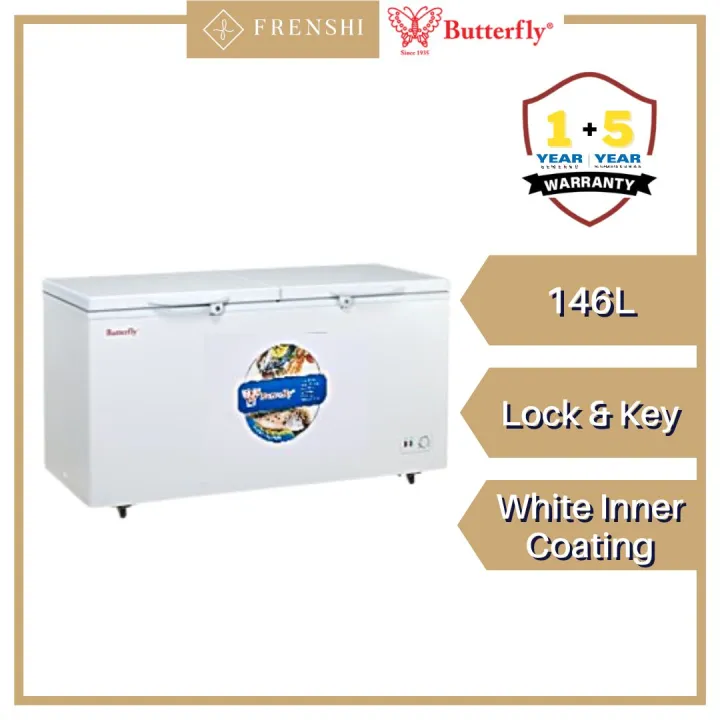Butterfly 2 Door Chest Freezer (520L) BCFW551 [ Frenshi ] Lazada