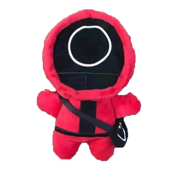 game-six-squid-round-red-guard-plush-toys-staff-worker-circle-watcher-triangle