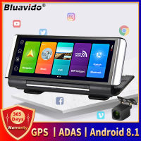 Bluavido 7นิ้ว4G Android 8.1รถ DVR GPS 2G RAM FHD 1080P เครื่องบันทึกวิดีโอ dual เลนส์ Dashboard กล้อง WiFi APP ตรวจสอบระยะไกล (WFI)