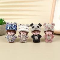 【DT】  hot1Pc Car Universal Air Outlet Accessories Diamond Trend Personality Cartoon Cute Doll Car Perfume Aromatherapy Birthday Gift