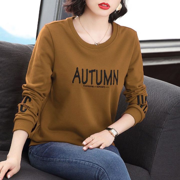 Women s Sweater Autumn 2023 New Loose Plus Size Thin Long Sleeved