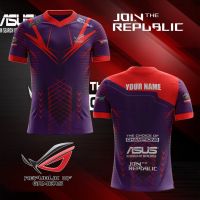 2023 new arrive- xzx180305   Newest ROG V Neck Custom 3D Full Print Gaming Jersey Part 1