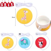 Electric Heating Coaster Mug Heater Desktop Cup Warmer For Coffee Milk Tea USB Power Cartoon Thermostatic Mat Kitchen Supplies