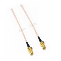 5 pcs RF Coax RP-SMA Female To RP-SMA Female Plug RF Pigtail Coaxial Jumper Cable RG316 30CM Test Cable Connector