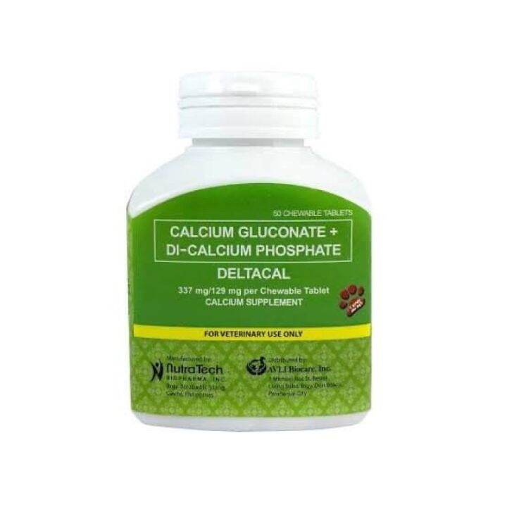 Deltacal Calcium Supplement 50 Tablets for Cats / Dogs Lazada PH