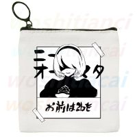 NieR Automata Game Dompet Koin Saku Pria Tipe 2B Anime Tas Fungsi Nier YoRHa Replicant Dompet dengan Tempat Kartu