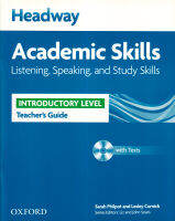 Bundanjai (หนังสือเรียนภาษาอังกฤษ Oxford) Headway Academic Skills Intro Listening Speaking and Study Skills Teacher s Guide CD (P)