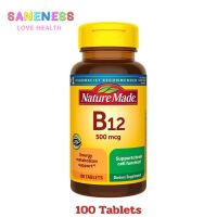 Nature Made Vitamin B-12 (500 mcg) 100 Tablets วิตามินบี 12 (500 มิลลิกรัม) 100 เม็ด