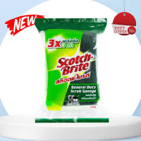 สก๊อตช์ไบรต์ 3M Scotch-Brite ฟองน้ำใยขัด ขนาด 3 x 4 นิ้ว / Unimall_Th