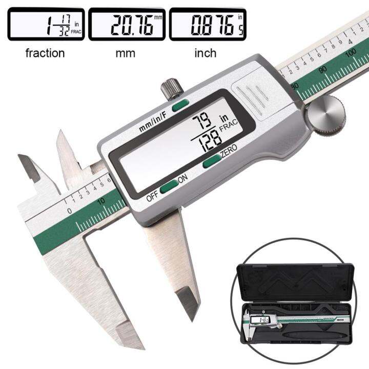 professional-digital-caliper-จอแสดงผล-lcd-มม-นิ้วดิจิตอล0-150มม-ความแม่นยำ0-01มม-vernier-caliper-gauge-micrometer-เครื่องมือวัด