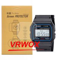 【Factory-direct】 kui qiu สำหรับ Casio F-91 F-91W F91W F-91W-1JF F-91WM-9ACF TPU ป้องกันหน้าจอนาโนฟิล์มป้องกันการระเบิด