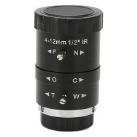 CS Mount 4-12Mm 12in HD เปลี่ยนเลนส์ซูมอุตสาหกรรม ephoto สำหรับช่างภาพ H