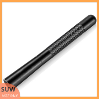 ? SUW 4.7นิ้ว Universal Car ANTENNA Carbon Fiber Radio FM antena Black Kit + screw