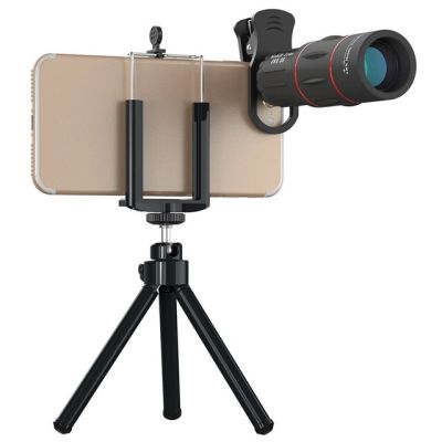 APEXEL Universal 18X Telescope Zoom Mobile Phone Lens Selfie Tripod With Clip For All Smartphone Iphone Huawei Xiaomi