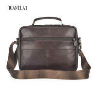 HUANILAI Mens Bag Business Shoulder Bags Cowhide Messenger Bags Genuine Leather Bags High Capacity Handbags