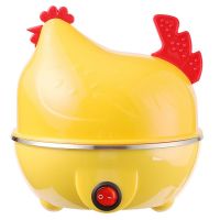 Egg Cooker, 7 Egg Capacity, Automatic Shut Off Multi-Function Quick Egg Boiler for Dumpling Milk Kitchen Tool-