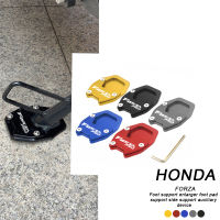 New Motorcycle Accessories Kickstand Foot Side Stand Extension Pad Support Plate For Honda Forza750 NSS750 Forza 750 NSS 20-22