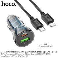 HOCO Z47A Car charger PD30W+QC3.0 หัวชาร์จในรถยนต์ พร้อมสาย Type-c to L / Type-c to type-c