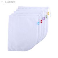 ○✣ 5Pcs Reusable Vegetable Bags Home Kitchen Fruit And Vegetable Storage Mesh Bags With Drawstring