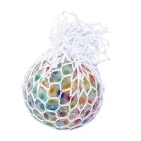 Grape Ball Squeeze Toy Rainbow Mesh Grape Squeeze Ball Soft Elastic Colorful Stress Balls for Hand Sports Stretch Ball Squeezing Toys for Kids Adults valuable