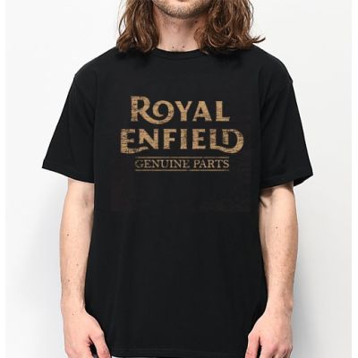 NewROYAL ENFIELD เสื้อยืด คอกลม เกรดพรีเมียม มอเตอร์ไซต์ วินเทจ คาเฟ่เรเซอร์ CAFERACER CHOPPER VINTAGE VT004 คลาสสิคS-5XL