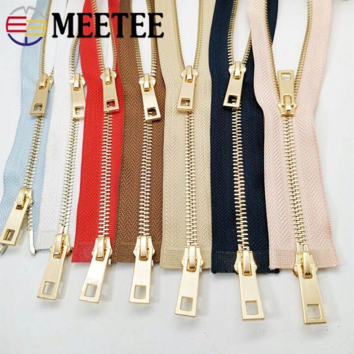 meetee-1pc-80-100-120cm-5-auto-lock-metal-zipper-double-slider-zippers-for-jackets-coat-repair-kit-zips-diy-bag-sew-accessories-door-hardware-locks-f